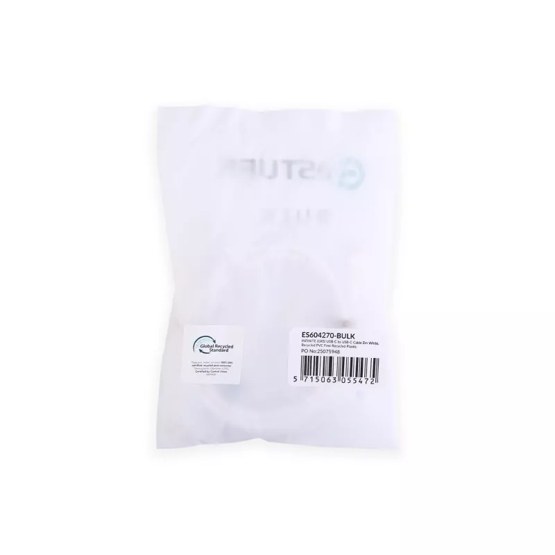 USB cable eSTUFF ES604270-BULK 2 m USB C White USB 2.0 0.48 Gbit/s
