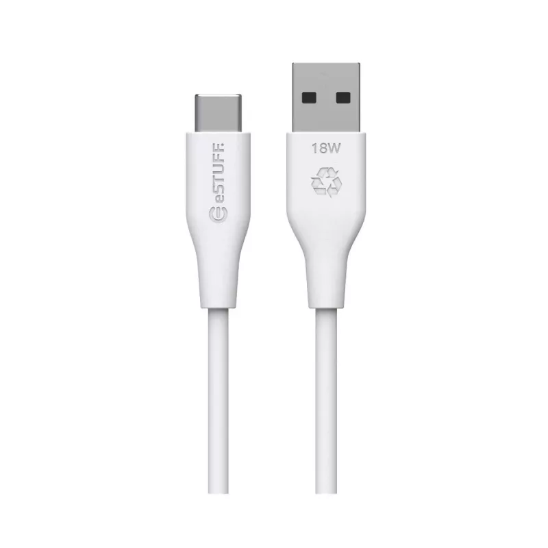 eSTUFF ES605170-BULK USB cable USB 2.0 1 m USB C USB A White