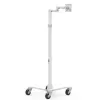 Medical Rolling Cart Compulocks MCRSTDEXW VESA Compatible White