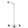 Medical Rolling Cart Compulocks MCRSTDEXW VESA Compatible White