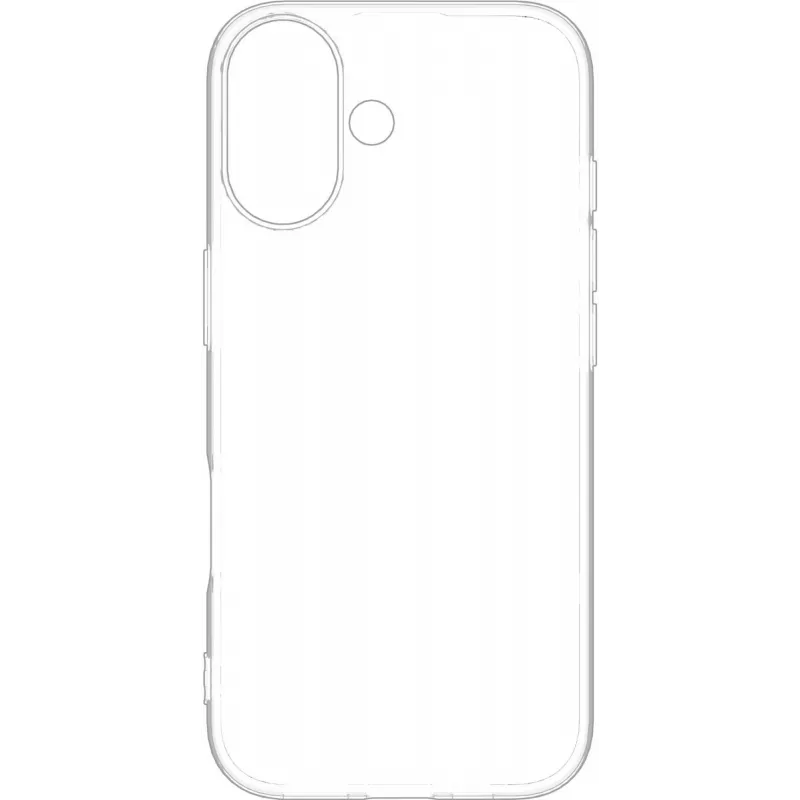 eSTUFF ES67100055-BULK mobile phone case 16 cm (6.3 inch) Cover Transparent