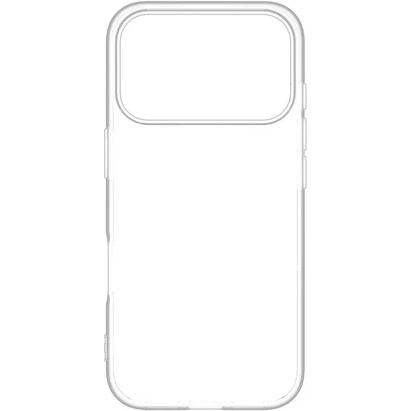 Mobile phone cover eSTUFF ES67100057-BULK for Apple iPhone 17 Pro, transparent, fits up to 16 cm (6.3 inch)