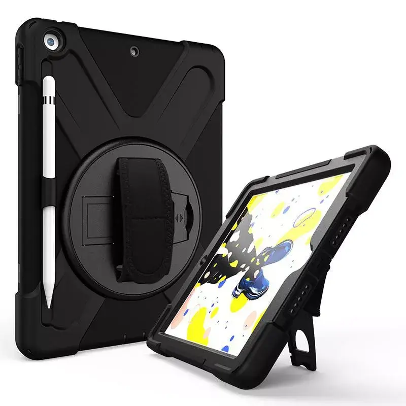 Cover eSTUFF CHICAGO Full Body Defender Case for iPad 10.2 Black
