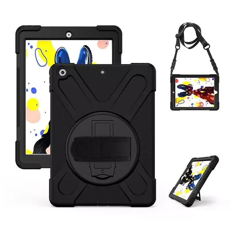 Cover eSTUFF CHICAGO Full Body Defender Case for iPad 10.2 Black