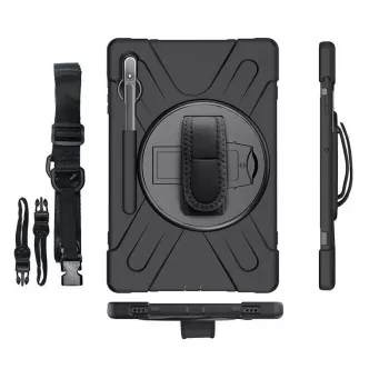 Cover eSTUFF CHICAGO Full Body Defender Case for Samsung Galaxy Tab S8/S7 Black