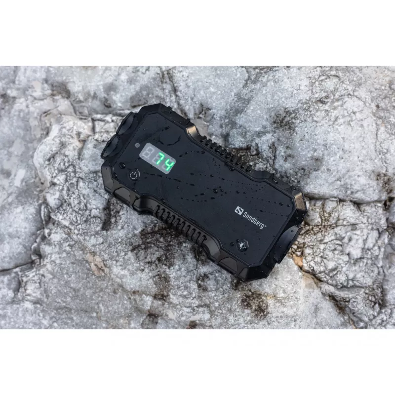 Car Jumpstarter Powerbank Sandberg 10000 mAh USB Type-A Type-C Black