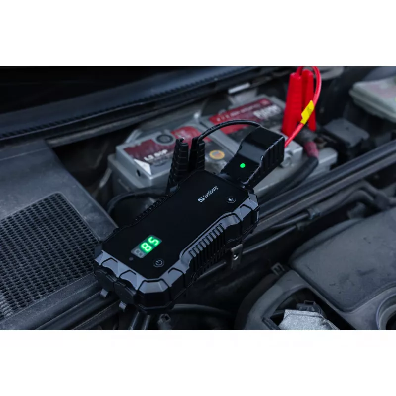 Car Jumpstarter Powerbank Sandberg 10000 mAh USB Type-A Type-C Black