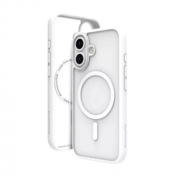 Cover dbramante1928 Grenen MagSafe iPhone 16 Plus White