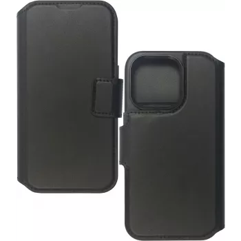 eSTUFF ES67160100 mobile phone case 15.5 cm (6.1 inch) Wallet case Black