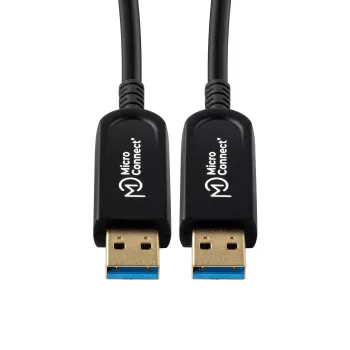 USB cable Microconnect USB3.0AA10BOP 10 m USB 3.2 Gen 1 Black