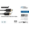 USB cable Microconnect USB3.0AA10BOP 10 m USB 3.2 Gen 1 Black