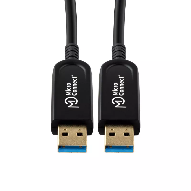 Microconnect USB3.0AA15BOP USB cable USB 3.2 Gen 1 (3.1 Gen 1) 15 m USB A Black