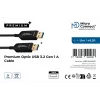 Microconnect USB3.0AA15BOP USB cable USB 3.2 Gen 1 (3.1 Gen 1) 15 m USB A Black