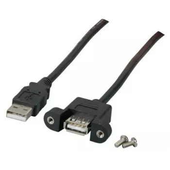 Microconnect USBAAF1PANEL2 USB cable USB 2.0 1.8 m USB A Black
