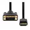 DisplayPort to DVI-D Cable ProXtend DP1.2-DVI241-003 3M