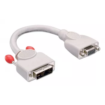 DVI to VGA Adapter Cable Lindy 41222 0.2m