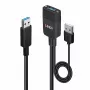 Lindy 35m Hybrid USB 3.2 Gen 2 Type A Cable Black ABS