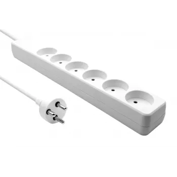 Microconnect MC-GRU0605DKW power extension 5 m 6 AC outlet(s) Indoor White