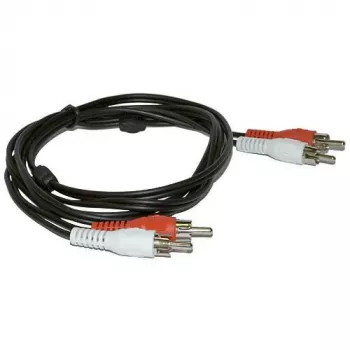 Microconnect AUDCC10 audio cable 10 m 2 x RCA Black