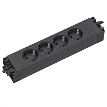 Bachmann STEP BASE 4-way power strip with GST18 4 AC outlets 250V 16A