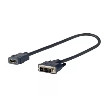 Vivolink PRODVIADAPHDMI video cable adapter 0.2 m DVI-D HDMI Black