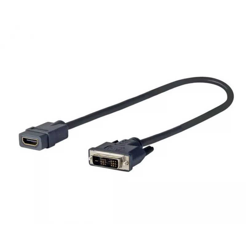 Vivolink PRODVIADAPHDMI video cable adapter 0.2 m DVI-D HDMI Black
