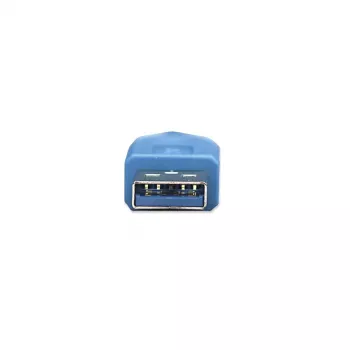 USB-A to USB-A Extension Cable Manhattan 2m Male to Female Blue