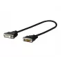 Vivolink PRODVIADAPDVI DVI cable 0.2 m DVI-D Black