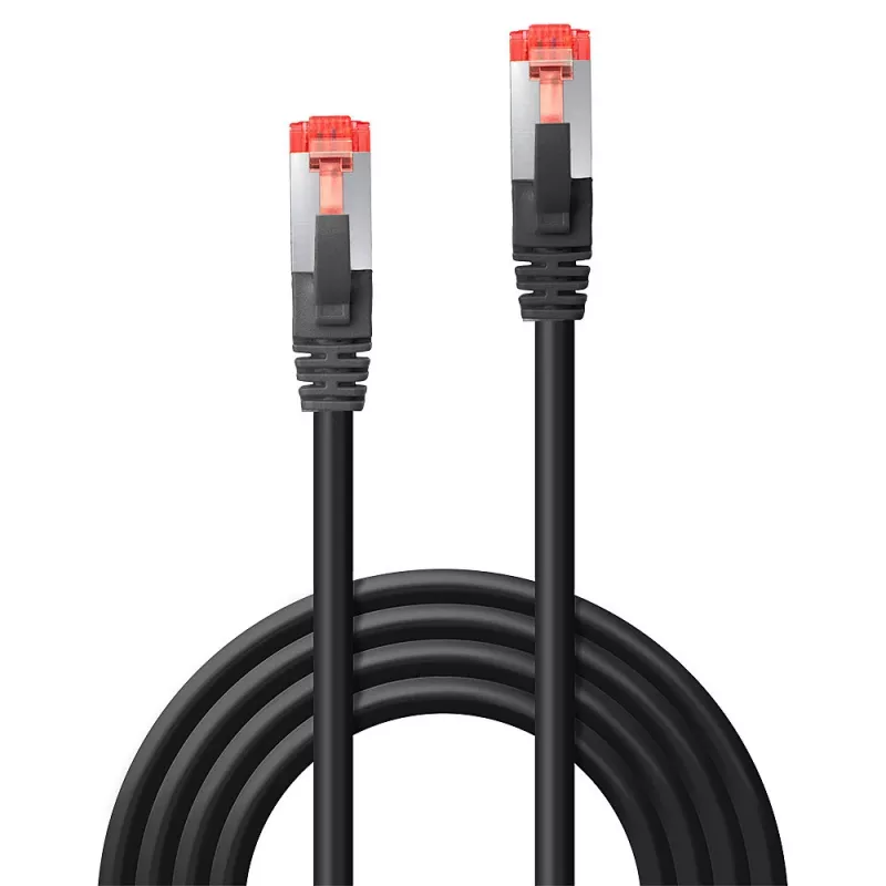 Lindy 47776 networking cable Black 0.5 m Cat6 S/FTP (S-STP)