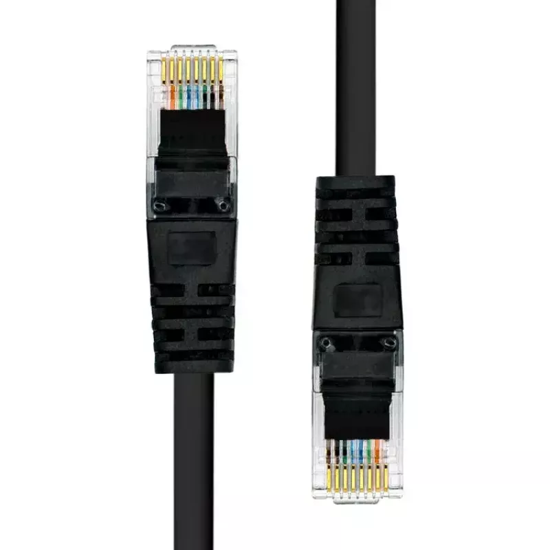 Network Cable ProXtend CAT5e U/UTP CCA PVC Black 0.25m