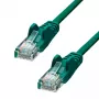 Network Cable ProXtend CAT5e U/UTP CCA PVC Green 0.25m