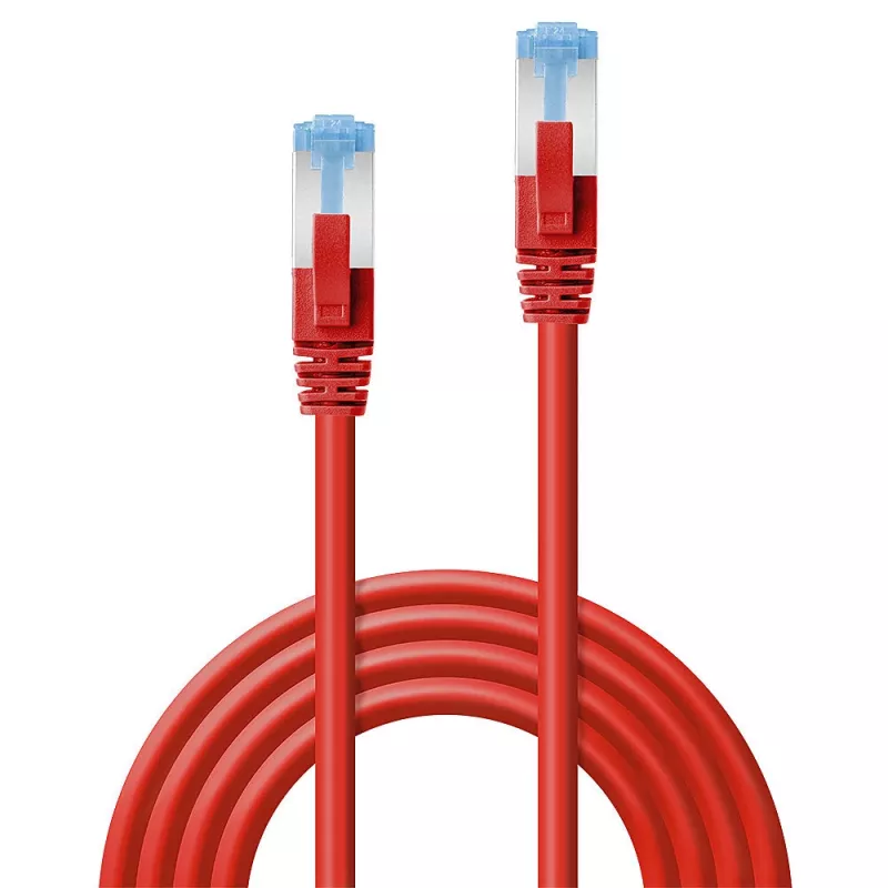 Lindy 47161 networking cable Red 0.5 m Cat6a S/FTP (S-STP)