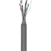 Network Cable Goobay CAT 6 U/UTP Grey 100m