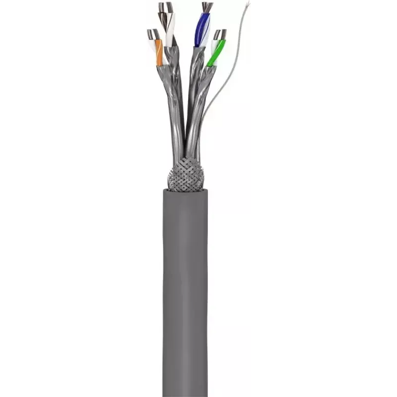 Network Cable Goobay CAT 6 U/UTP Grey 100m