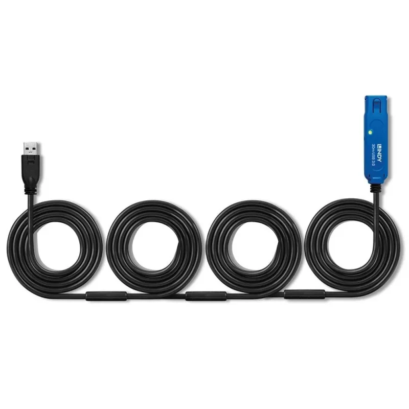 Lindy 30m USB 3.0 Active Extension Pro USB A to USB A 5 Gbit/s