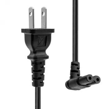 ProXtend Type A to Angled C7 Power Cord Black 2m 125V 15A