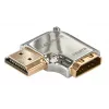 Lindy CROMO HDMI Male to HDMI Female 90 Degree Right Angle Adapter - Right