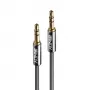 Lindy 1m 3.5mm Audio Cable, Cromo Line