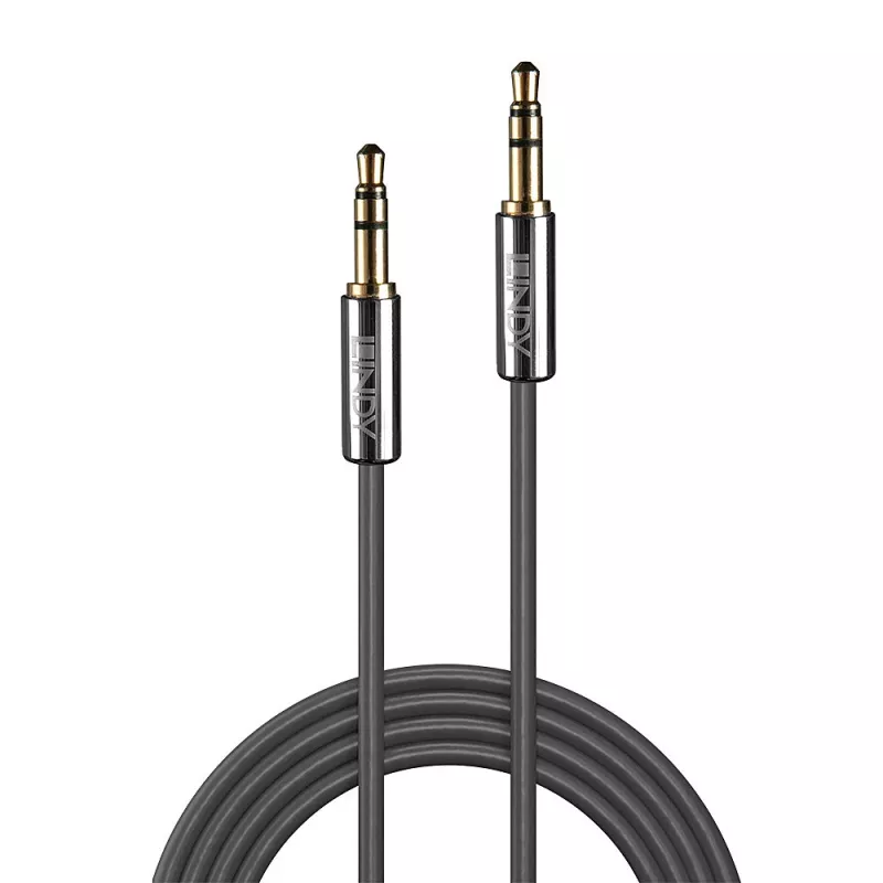 Lindy 1m 3.5mm Audio Cable, Cromo Line