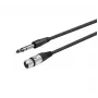 Vivolink PROAUDXLRFJACKS3 audio cable 3 m XLR 6.35mm Black