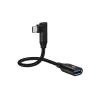 Conceptronic ABBY19B USB 3.2 Gen 2 90° angled to USB-A OTG Adapter