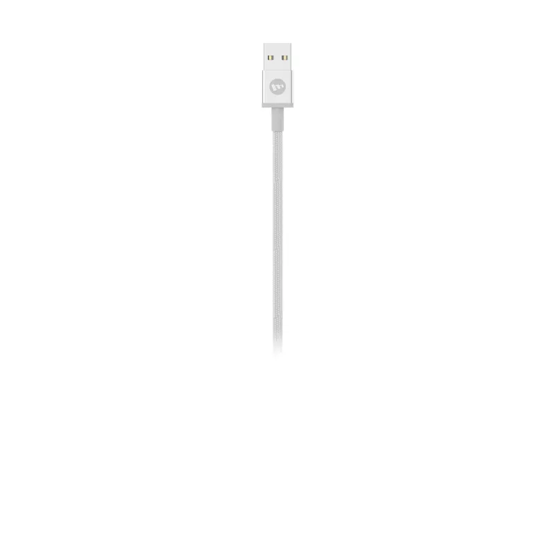 mophie Charge and Sync Cable- USB-A to Micro/USB-C/LTG- 1M- White