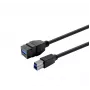 VivoLink USB 3.0 Type-A to Type-A Extension Cable PROKEYUSB3AFBM2B, 2 m, Black