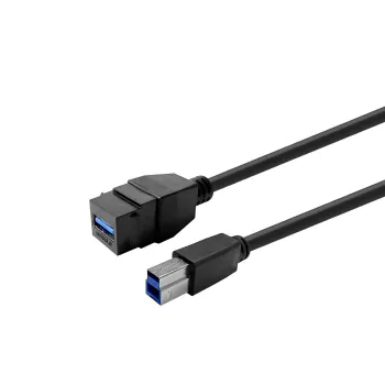 VivoLink USB 3.0 Type-A Extension Cable PROKEYUSB3AFBM5B, Black, 5 m