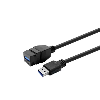 VivoLink USB 3.0 A‑to‑A Extension Cable PROKEYUSB3AFM2B, Black, Type A Male to Type A Female, 2 m