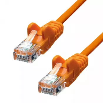 Network Cable ProXtend CAT5e U/UTP CCA PVC Orange 0.5m