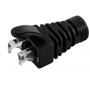 MicroConnect CONB65S strain relief boot for Cat5e/Cat6/Cat6A cables up to 6.5 mm, grey