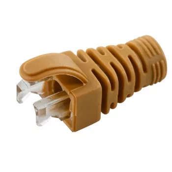 MicroConnect CONB65O strain relief boot for Cat5e/Cat6/Cat6A cables up to 6.5 mm, orange