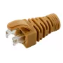MicroConnect CONB65O strain relief boot for Cat5e/Cat6/Cat6A cables up to 6.5 mm, orange