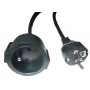 Power extension cord MicroConnect MC-PE0300FRB 3 m, EU plug, female IEC socket